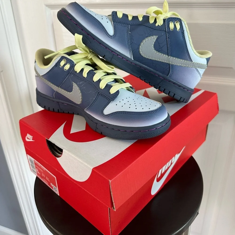 Nike Dunk Low I Am Fearless (GS) FQ8354491 Size 6Y / 7.5W Unisex EUC - Halloween
